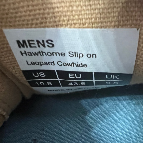 SeaVees Hawthorne Slip On Leopard Cowhide - Picture 5 of 6